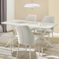Kép 1/4 - BAILEY asztal 160x80 cm - Greige