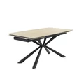 Kép 4/7 - FARGO asztal 160(+80)cm - Bézs KERÁMIA