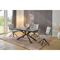 Kép 4/7 - FARGO asztal 160(+80)cm - Szürke KERÁMIA