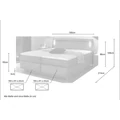 Kép 5/5 - KATI boxspring franciaágy 180x200 cm - 415/08