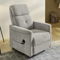 Kép 1/5 - DALLAS automata relax TV fotel, felállás segítővel - Szürke