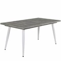 Kép 1/3 - ALASKA asztal 160(+40)cm - Frizo Szürke / Fehér