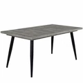 Kép 1/3 - ALASKA asztal 160(+40)cm - Frizo Szürke / Fekete