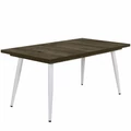 Kép 1/2 - ALASKA asztal 160(+40)cm - Sötét Justus Tölgy / Fehér