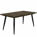 Kép 1/3 - ALASKA asztal 160(+40)cm - Sötét Justus Tölgy / Fekete