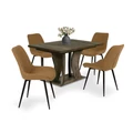 Kép 4/5 - BELLA Asztal 130x85 (+40) SÖTÉT JUSTUS TÖLGY