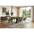Kép 4/5 - BELLA Asztal 170x90 (+40) SÖTÉT JUSTUS TÖLGY