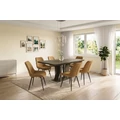 Kép 5/5 - BELLA Asztal 170x90 (+40) SÖTÉT JUSTUS TÖLGY