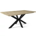 Kép 1/3 - DOROTHY asztal 160(+40)cm - Artisan Tölgy / Fekete