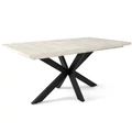 Kép 1/3 - DOROTHY asztal 160(+40)cm - Justus Tölgy / Fekete