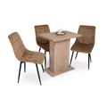 Kép 3/4 - KIRA asztal 70x50(+50) cm - Artisan Tölgy
