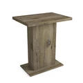 Kép 1/4 - KIRA asztal 70x50(+50) cm - Sötét Justus Tölgy