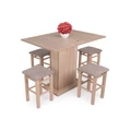 Kép 3/4 - KIRA asztal 70x50(+50) cm - Sonoma Tölgy