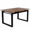 Kép 1/6 - KORNÉL asztal 140(+40)cm - Sötét Tölgy