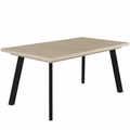 Kép 1/3 - LINETT asztal 160(+40)cm - Cotta Cremona / Fekete