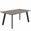 Kép 1/2 - LINETT asztal 160(+40)cm - San Remo / Fekete
