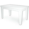Kép 1/3 - PEDRO asztal 140(+40)cm - Fehér