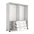 Kép 2/2 - NEPAL 180 cm nyílóajtós gardrób - Katthult / Magasfényű Beige
