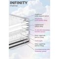 Kép 3/3 - INFINITY táskarugós matrac 140x200 cm - 22 cm vastag