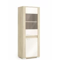 Kép 1/3 - CORTINA 60-as 3/4 üveges elem JOBBOS - Cotta Cremona / Magasfényű Beige (C13)