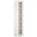 Kép 1/3 - POLLY vitrines polcos elem 42 cm BALOS - Justus Tölgy / Fehér