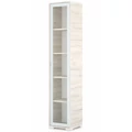 Kép 1/3 - POLLY vitrines polcos elem 42 cm JOBBOS - Justus Tölgy / Szürke