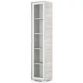 Kép 1/4 - POLLY vitrines polcos elem 42 cm JOBBOS - Katthult / Szürke