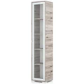 Kép 1/2 - POLLY vitrines polcos elem 42 cm JOBBOS - San Remo / Szürke