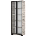 Kép 1/2 - POLLY vitrines polcos elem 80 cm - San Remo / Fekete