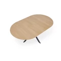 Kép 14/14 - ACORD 120(+80)cm körasztal - Natúr / Fekete