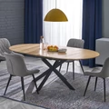 Kép 1/14 - ACORD 120(+80)cm körasztal - Natúr / Fekete