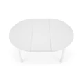 Kép 5/17 - RINGO 102(+40)cm körasztal - Fehér / Fehér