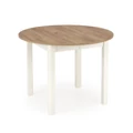 Kép 14/14 - RINGO 102(+40)cm körasztal - Artisan Tölgy / Fehér