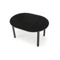 Kép 13/15 - RINGO 102(+40)cm körasztal - Fekete / Fekete