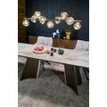 Kép 5/18 - VESNA asztal 180(+80)cm - Bézs márvány