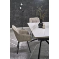 Kép 9/17 - VITORINO asztal 160(+60)cm - Fehér márvány / Fekete