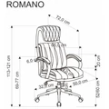 Kép 9/10 - ROMANO forgószék - Fekete