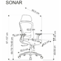Kép 11/11 - SONAR forgószék - Fekete