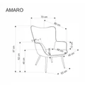 Kép 4/12 - AMARO fotel - Olíva