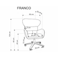 Kép 5/13 - FRANCO relax fotel - Szürke szövet