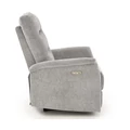 Kép 7/14 - JAMAL automata relax TV fotel - Szürke szövet