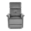 Kép 11/12 - SEMIR automata relax TV fotel - Szürke bársony szövet