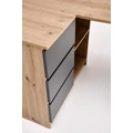 Kép 10/13 - BEGA sarok íróasztal - Artisan Tölgy / Grafit