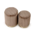Kép 7/7 - FIDO puff szett - Cappuccino / Arany