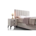 Kép 5/9 - Livora ALIZE ágykeret és matrac szett 160x200 cm - Beige