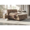 Kép 5/9 - Livora COMFORT PLUS ágykeret és matrac szett 160x200 cm - Barna