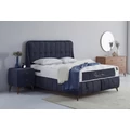 Kép 5/10 - Livora EMPIRES ágykeret és matrac szett 160x200 cm - Navy
