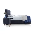 Kép 6/10 - Livora EMPIRES ágykeret és matrac szett 160x200 cm - Navy