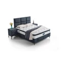 Kép 3/10 - Livora QUATTRO ágykeret és matrac szett 160x200 cm - Navy
