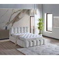 Kép 2/10 - Livora ROME ágykeret és matrac szett 160x200 cm - Bézs